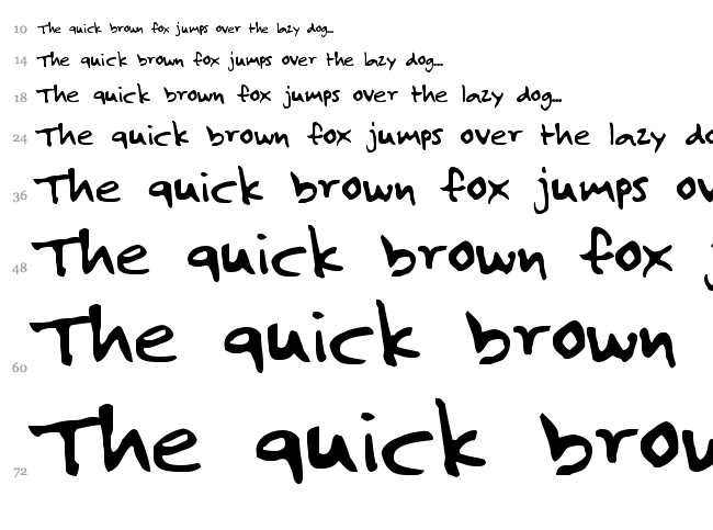 Josef Xuereb's Two and a Half Men font waterfall